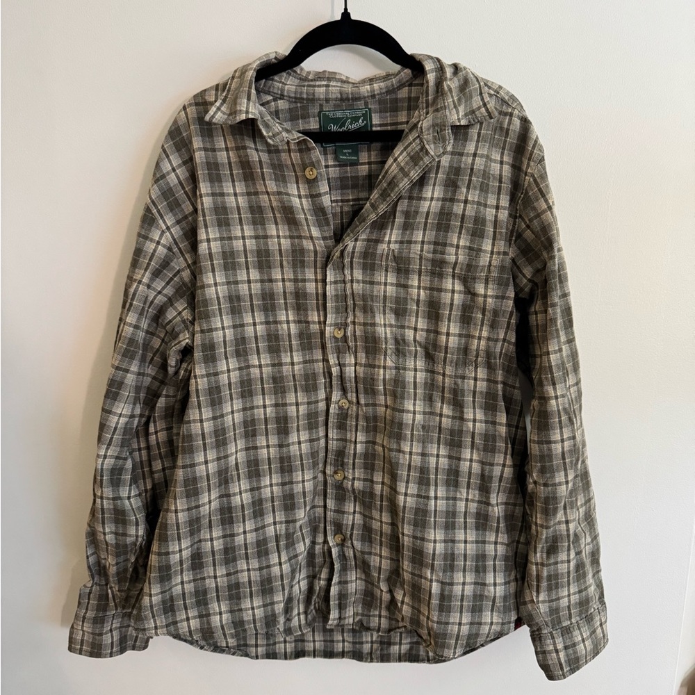 Woolrich plaid button down